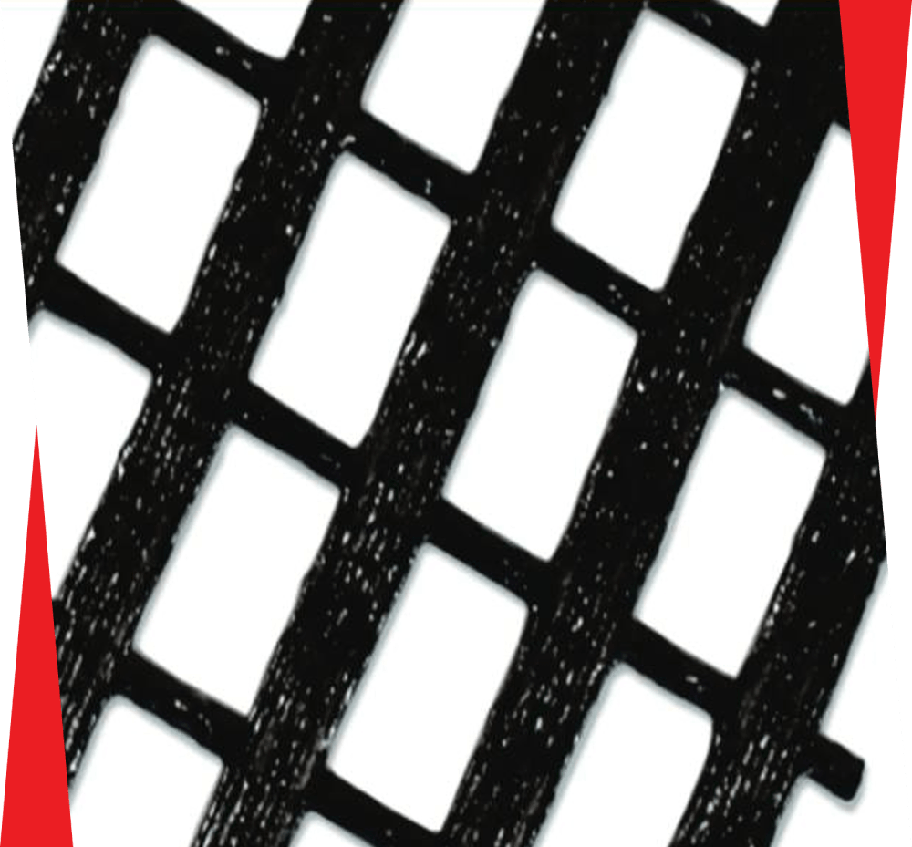 Geogrid — uniaxial and biaxial — Uniaxial geogrid